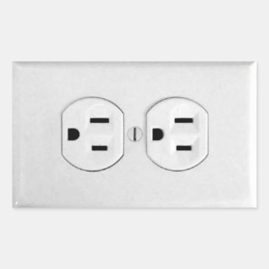 Sticker Rectangulaire Sortie (Devant)