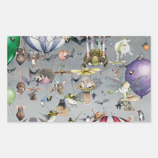 Sticker Rectangulaire Sortie (Devant)
