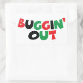 Sticker Rectangulaire Sortir du boggin (Sac)