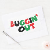 Sticker Rectangulaire Sortir du boggin (Enveloppe)