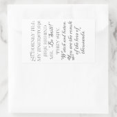 Sticker Rectangulaire Soudain, tous mes ancêtres sont derrière moi, "Soi (Sac)