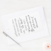 Sticker Rectangulaire Soudain, tous mes ancêtres sont derrière moi, "Soi (Enveloppe)