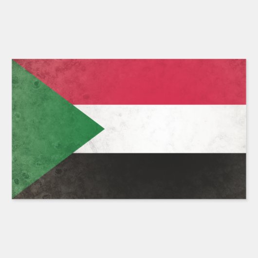 Sticker Rectangulaire Soudan (Devant)