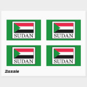 Sticker Rectangulaire Soudan (Feuille)