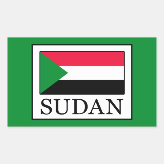 Sticker Rectangulaire Soudan (Devant)