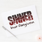 Sticker Rectangulaire Soudeur mais pardonné (Enveloppe)