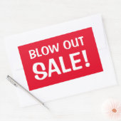 STICKER RECTANGULAIRE SOUFFLEZ LA VENTE ! (Enveloppe)