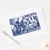 Sticker Rectangulaire Soulèvement de Varsovie 1944 (Enveloppe)