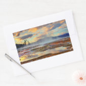 Sticker Rectangulaire Sources thermales Mammoth (Enveloppe)