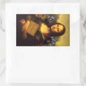 Sticker Rectangulaire Souriez Et Mangez Torfukey (Sac)