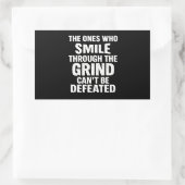 Sticker Rectangulaire Sourire broyer gymnase motivation citation avec te (Sac)