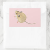 Sticker Rectangulaire Souris (Sac)