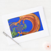 Sticker Rectangulaire Sous le ciel bleu : La collection d'arbres Acacia (Enveloppe)