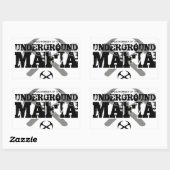 STICKER RECTANGULAIRE SOUS-SOL MAFIA (Feuille)