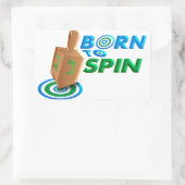 Sticker Rectangulaire Soutenu pour tourner (Sac)