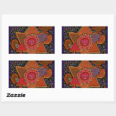Sticker Rectangulaire Southwest Del Sol (Feuille)