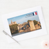 Sticker Rectangulaire Souvenir d'Avignon (Enveloppe)