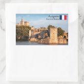 Sticker Rectangulaire Souvenir d'Avignon (Sac)