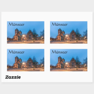 Sticker Rectangulaire Souvenir de Münster