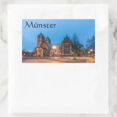 Sticker Rectangulaire Souvenir de Münster (Sac)