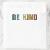 Sticker Rectangulaire Soyez gentils (Sac)