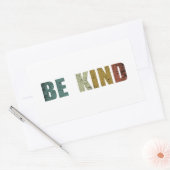 Sticker Rectangulaire Soyez gentils (Enveloppe)