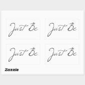 Sticker Rectangulaire Soyez Phrase (Feuille)