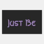 Sticker Rectangulaire "Soyez" Phrase Lavender Lettre (Devant)