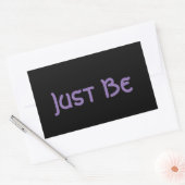 Sticker Rectangulaire "Soyez" Phrase Lavender Lettre (Enveloppe)