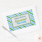 Sticker Rectangulaire Spearmint rock candy label (Enveloppe)