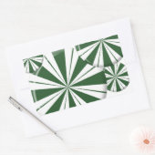 Sticker Rectangulaire Spearmint Stripe (Enveloppe)