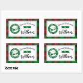 Sticker Rectangulaire Special delivery from santa Christmas gift (Feuille)