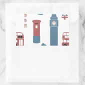 Sticker Rectangulaire Special Londres (Sac)