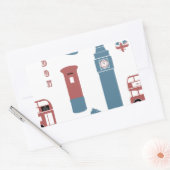Sticker Rectangulaire Special Londres (Enveloppe)