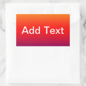 Sticker Rectangulaire Spectre des couleurs horizontales -1 (Sac)