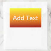 Sticker Rectangulaire Spectre des couleurs horizontales -3 (Sac)