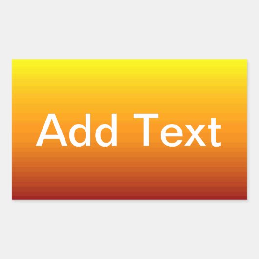 Sticker Rectangulaire Spectre des couleurs horizontales -3 (Devant)