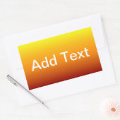 Sticker Rectangulaire Spectre des couleurs horizontales -3 (Enveloppe)