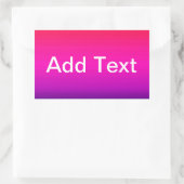 Sticker Rectangulaire Spectre des couleurs horizontales - 4 (Sac)