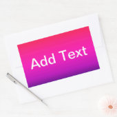 Sticker Rectangulaire Spectre des couleurs horizontales - 4 (Enveloppe)