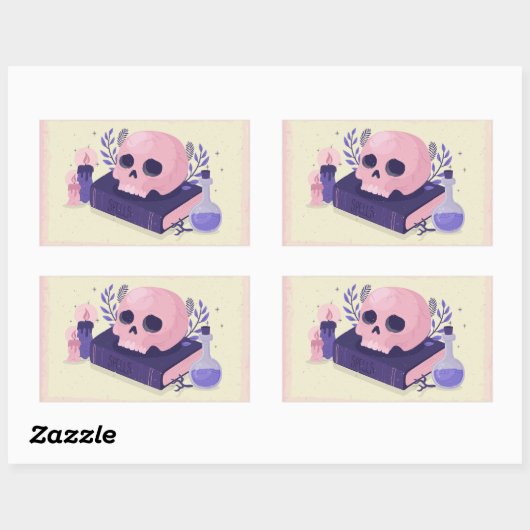 Sticker Rectangulaire Spells (Feuille)
