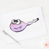 Sticker Rectangulaire spermatozoïdes, spermatozoïdes, autocollants, têta (Enveloppe)