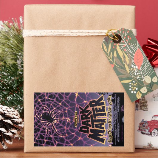 Sticker Rectangulaire Spider Cosmic Web, Galaxie d'Halloween des horreur (vacances)