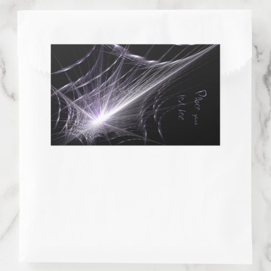 Sticker Rectangulaire Spider Web (Sac)