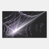 Sticker Rectangulaire Spider Web (Devant)