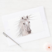 Sticker Rectangulaire Spirit of the Wind Horse (Enveloppe)