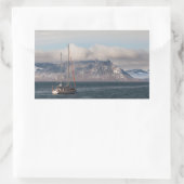 Sticker Rectangulaire Spitsbergen Svalbard (Sac)