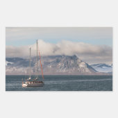 Sticker Rectangulaire Spitsbergen Svalbard (Devant)