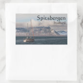 Sticker Rectangulaire Spitsbergen Svalbard (Sac)