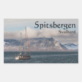 Sticker Rectangulaire Spitsbergen Svalbard (Devant)